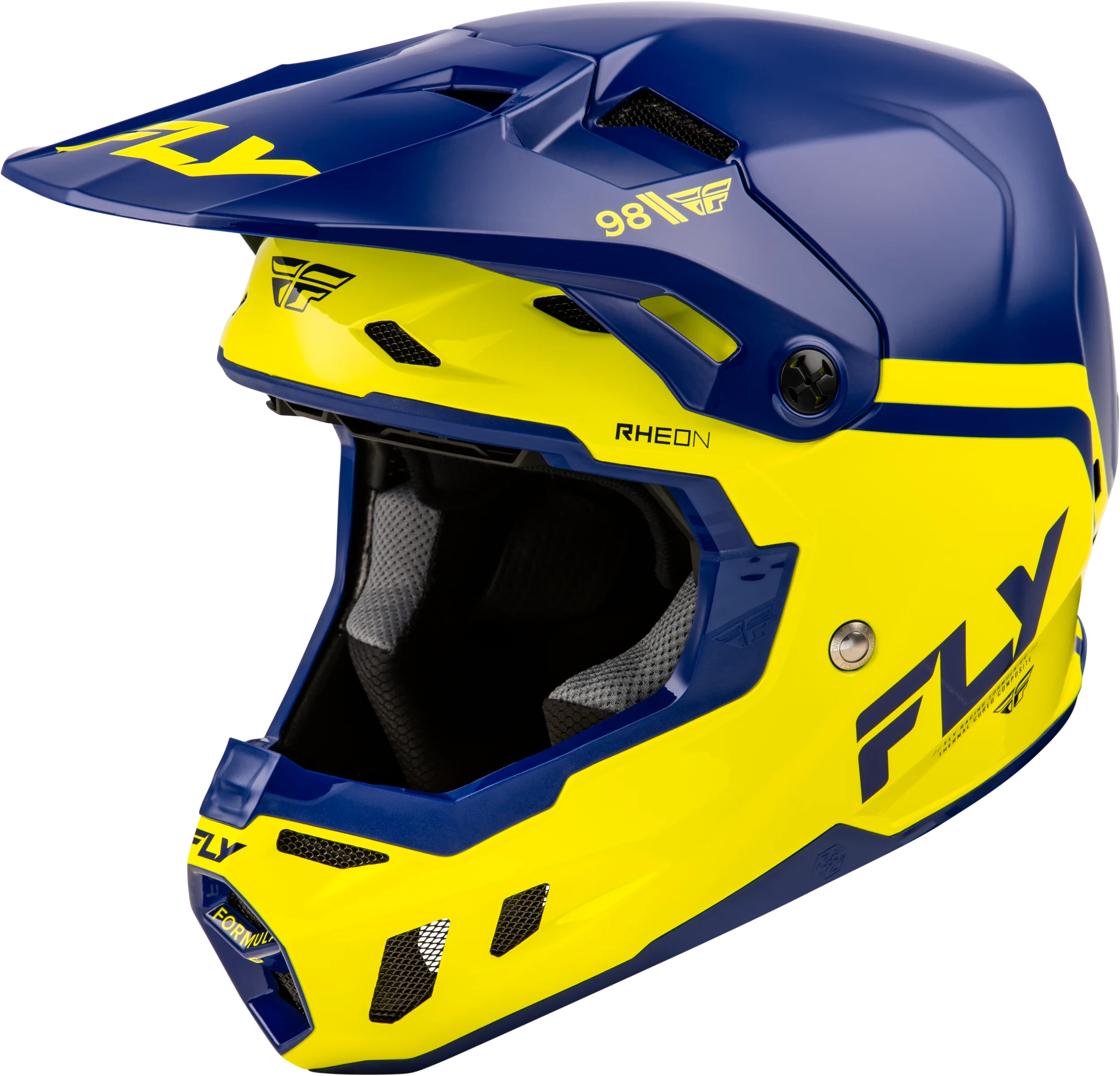 Formula Cc Objective Helmet Navy/Yellow Md