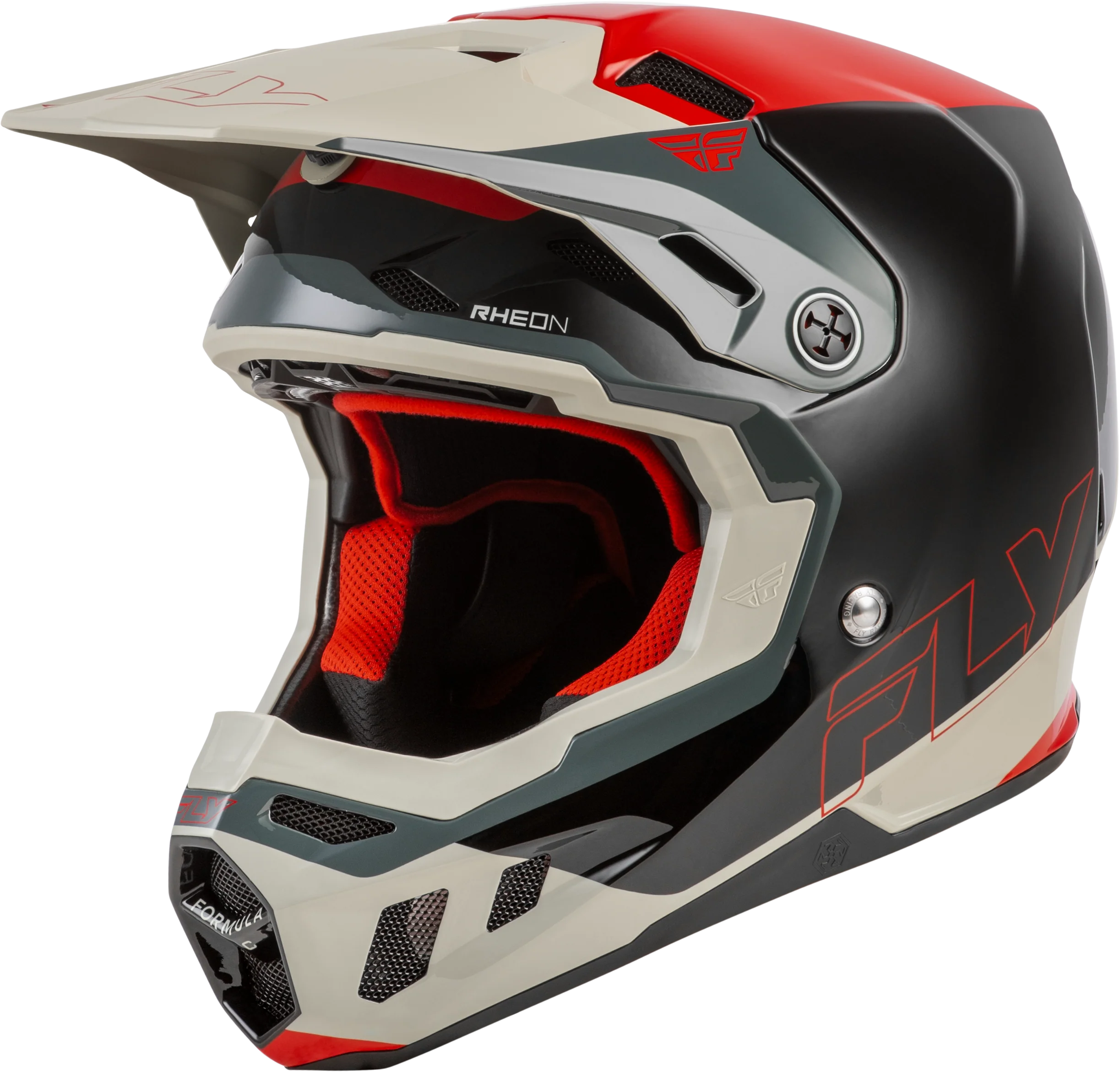 Formula Cc Glide Helmet Black/Red/Grey Sm