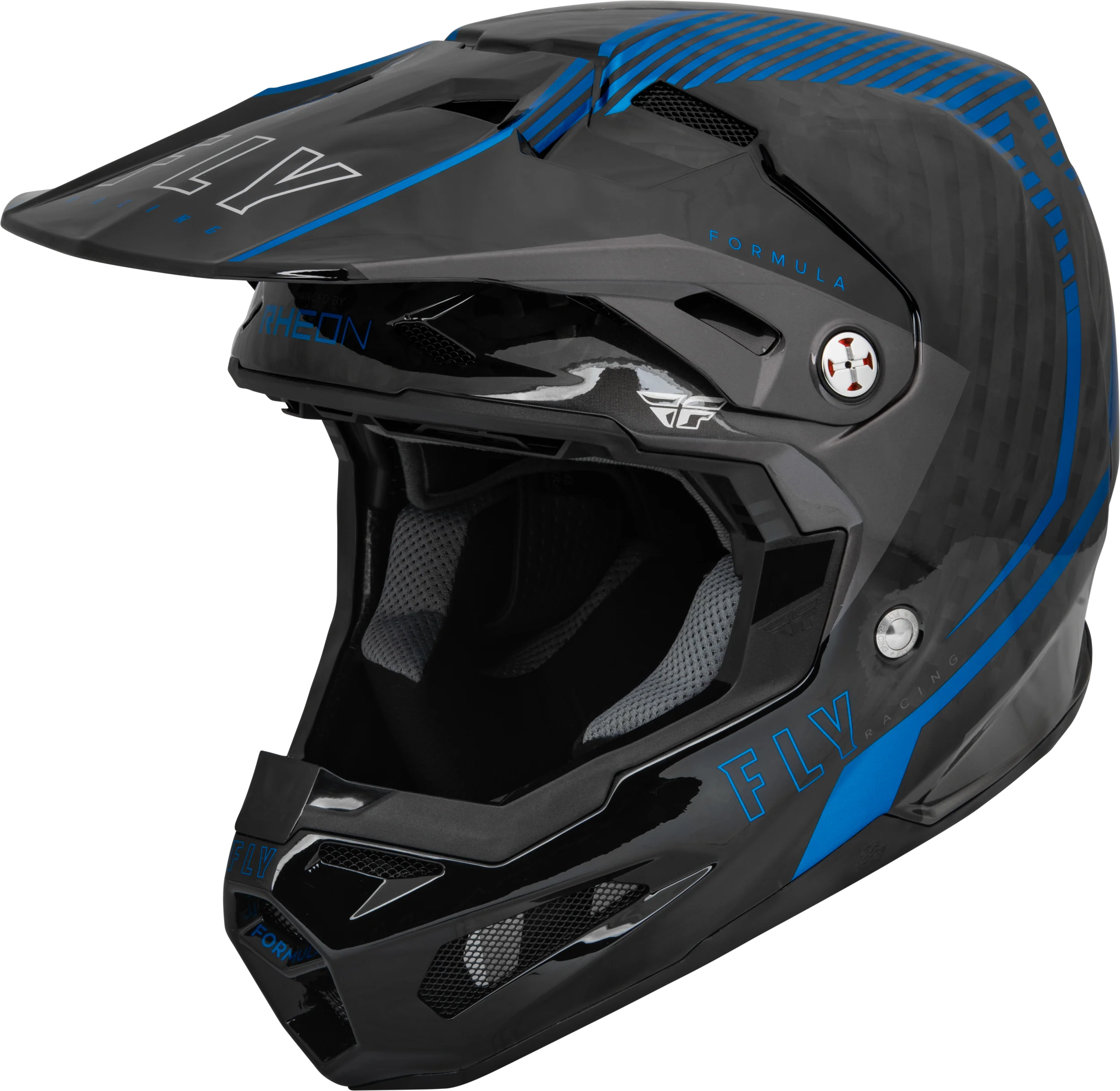 Youth Formula Carbon Tracer Helmet Blue/Black Yl