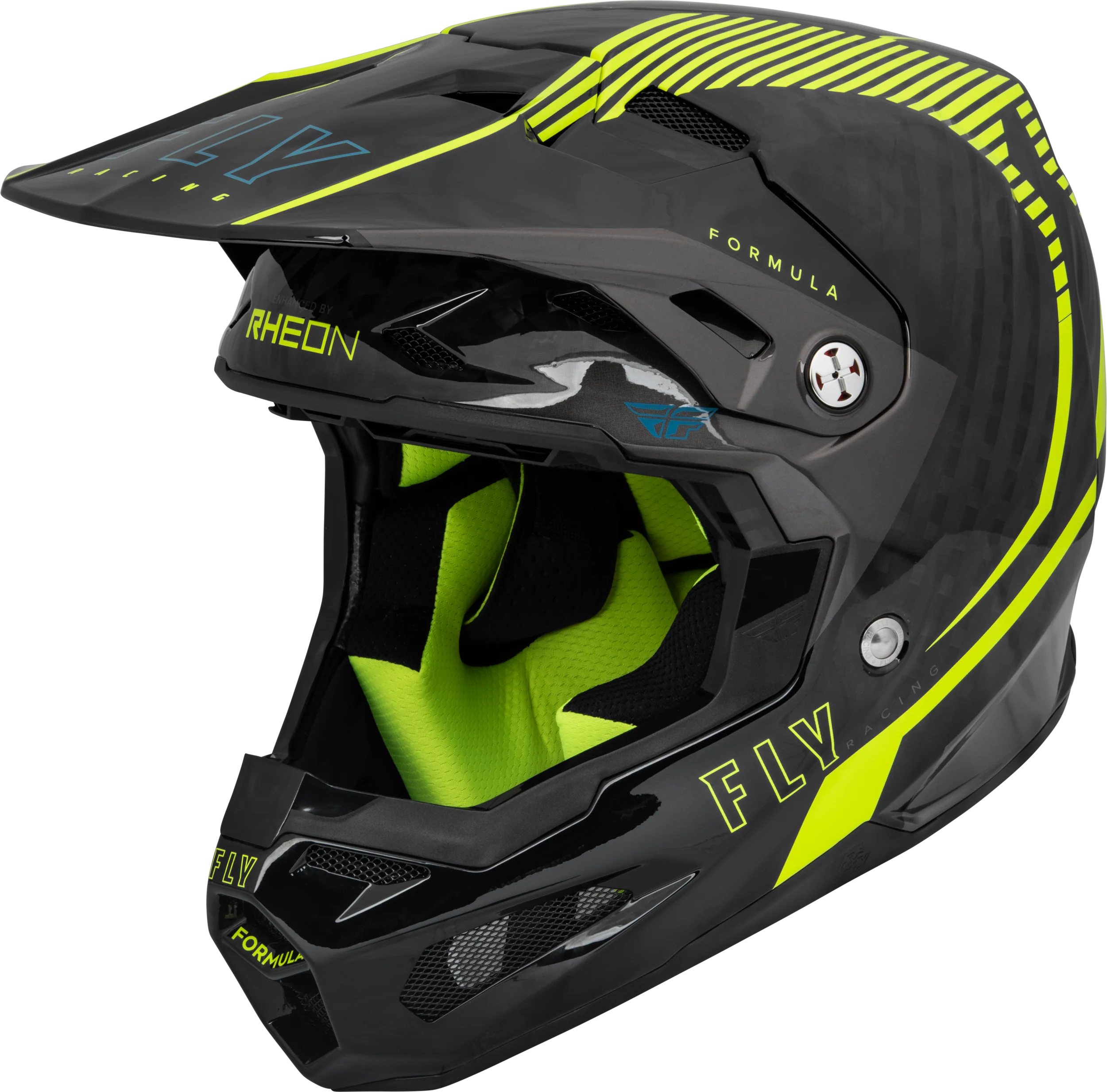 Youth Formula Carbon Tracer Helmet Hi-Vis/Black Yl