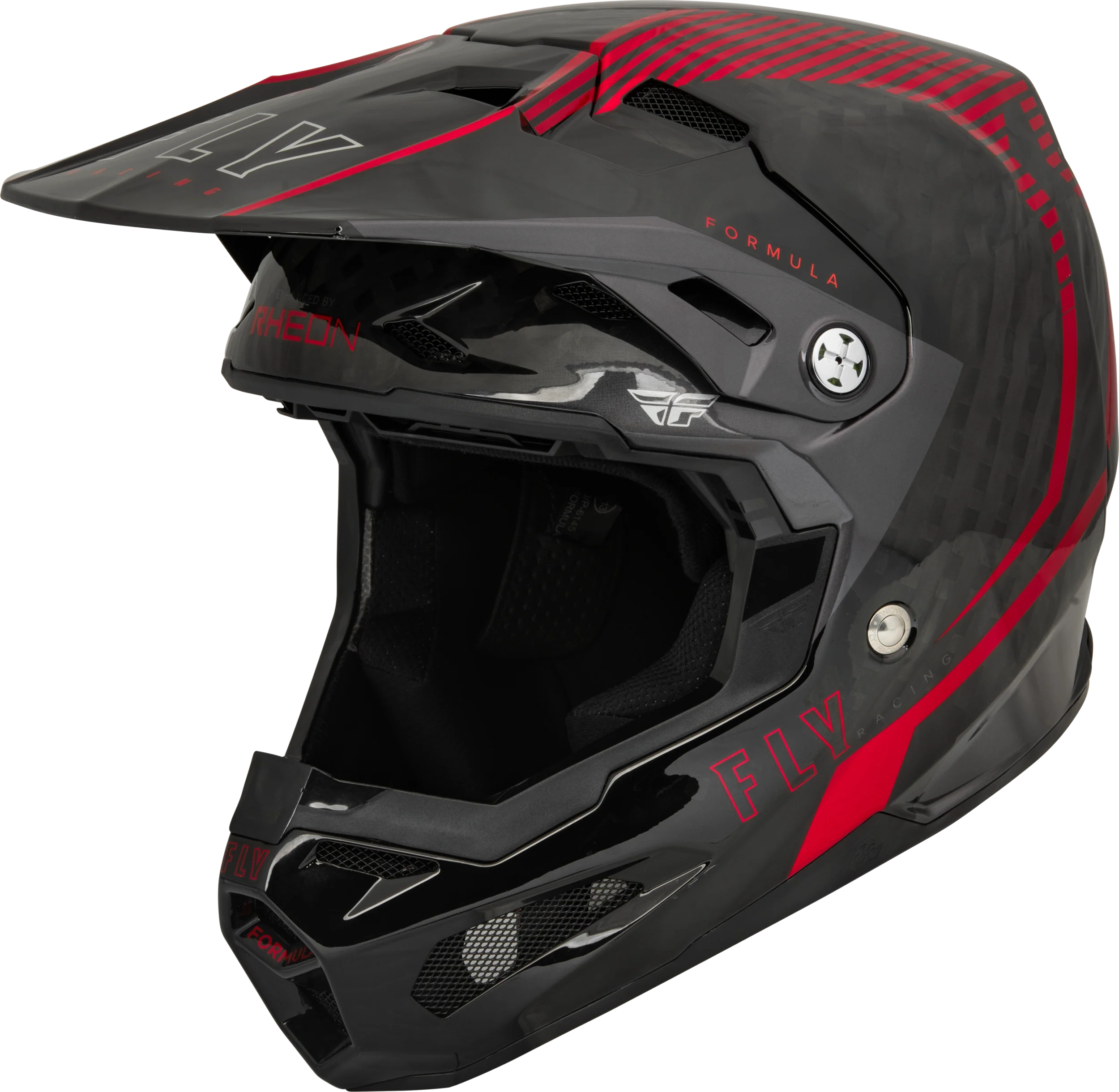 Youth Formula Carbon Tracer Helmet Red/Black Yl