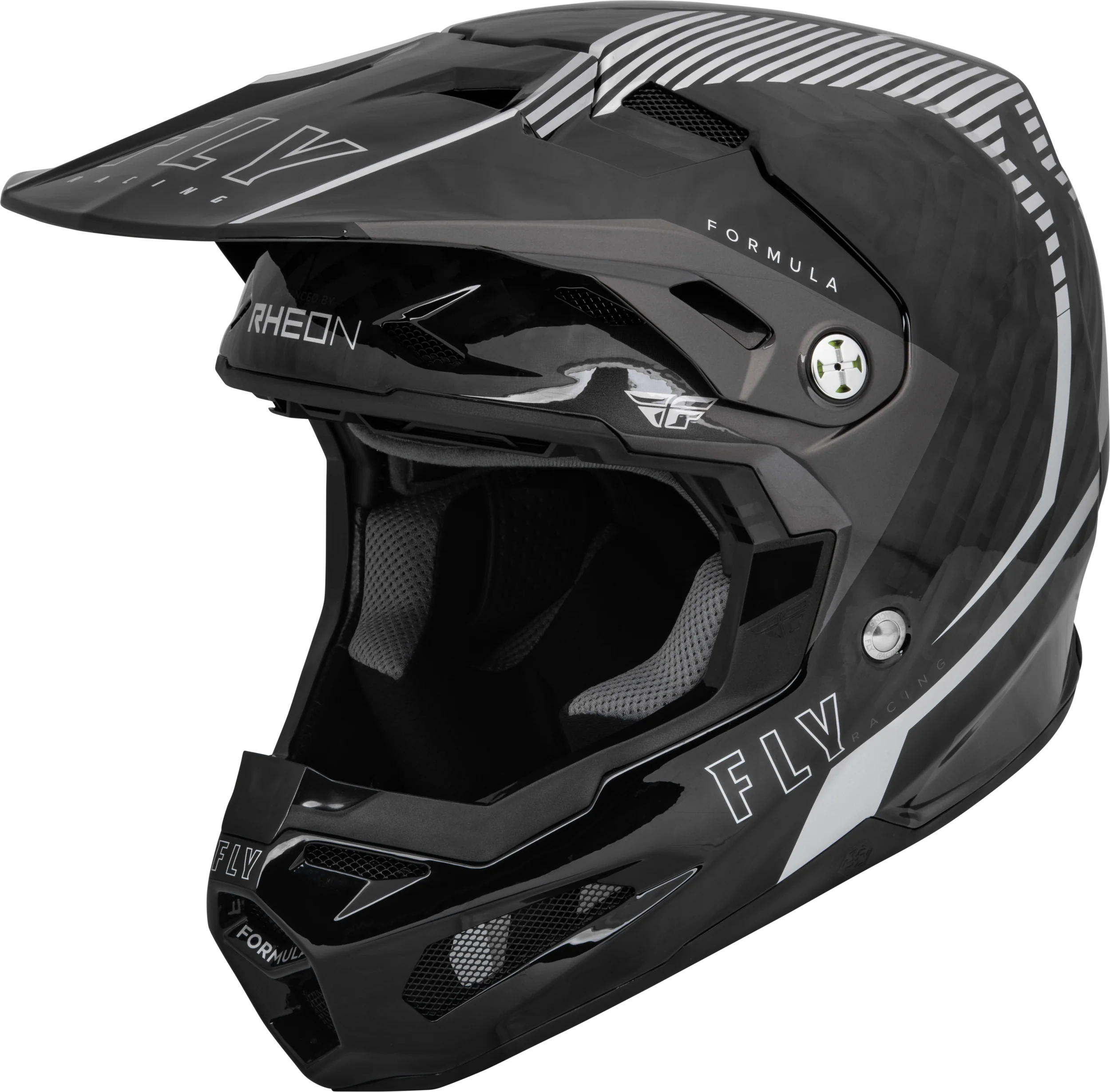 Youth Formula Carbon Tracer Helmet Silver/Black Yl