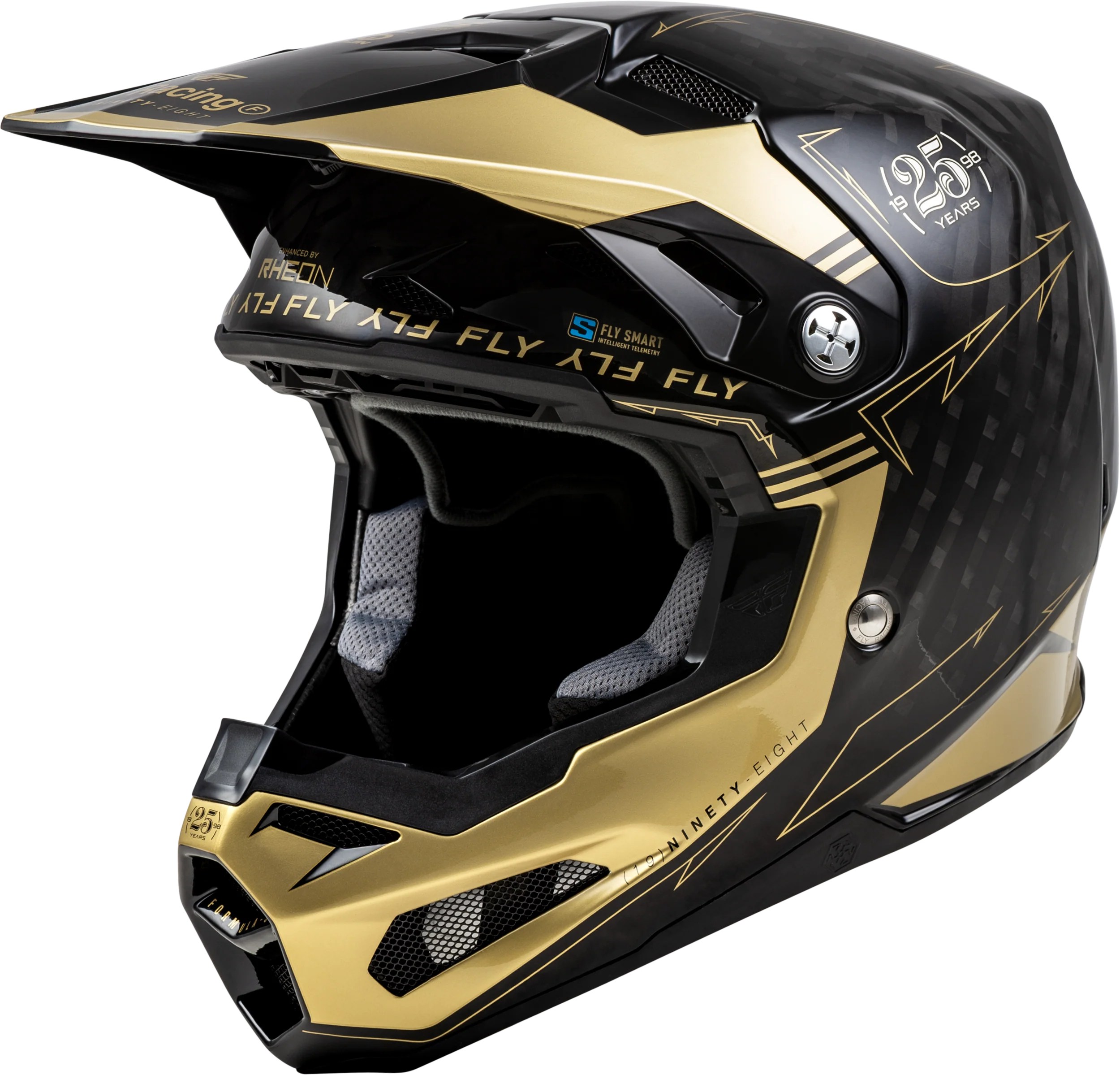Formula S Carbon Legacy Helmet Black/Gold Xl
