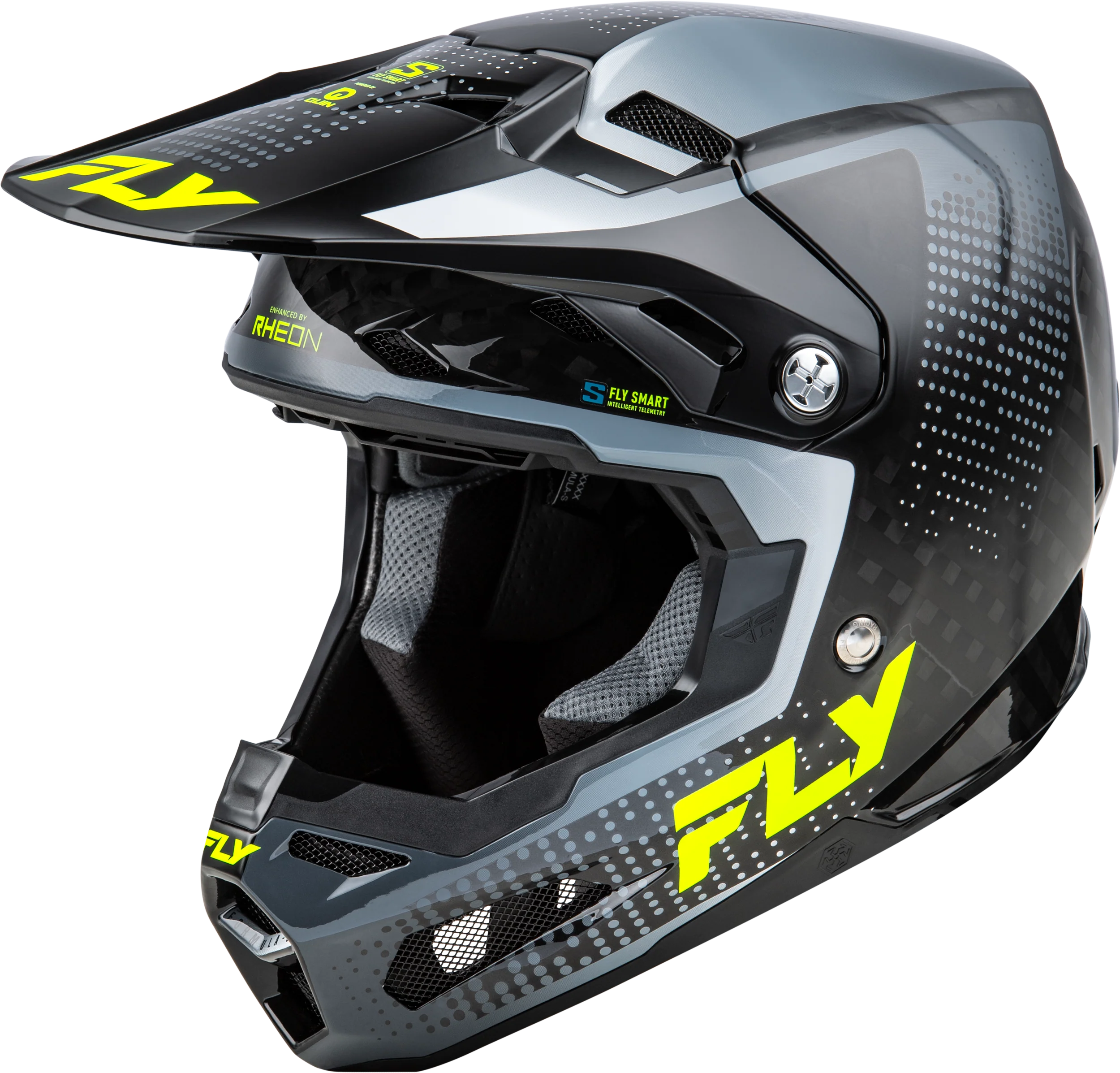 Yth Formula S Carbon Protocol Hlmt Blk Carbon/Grey/Hi-Vis Yl