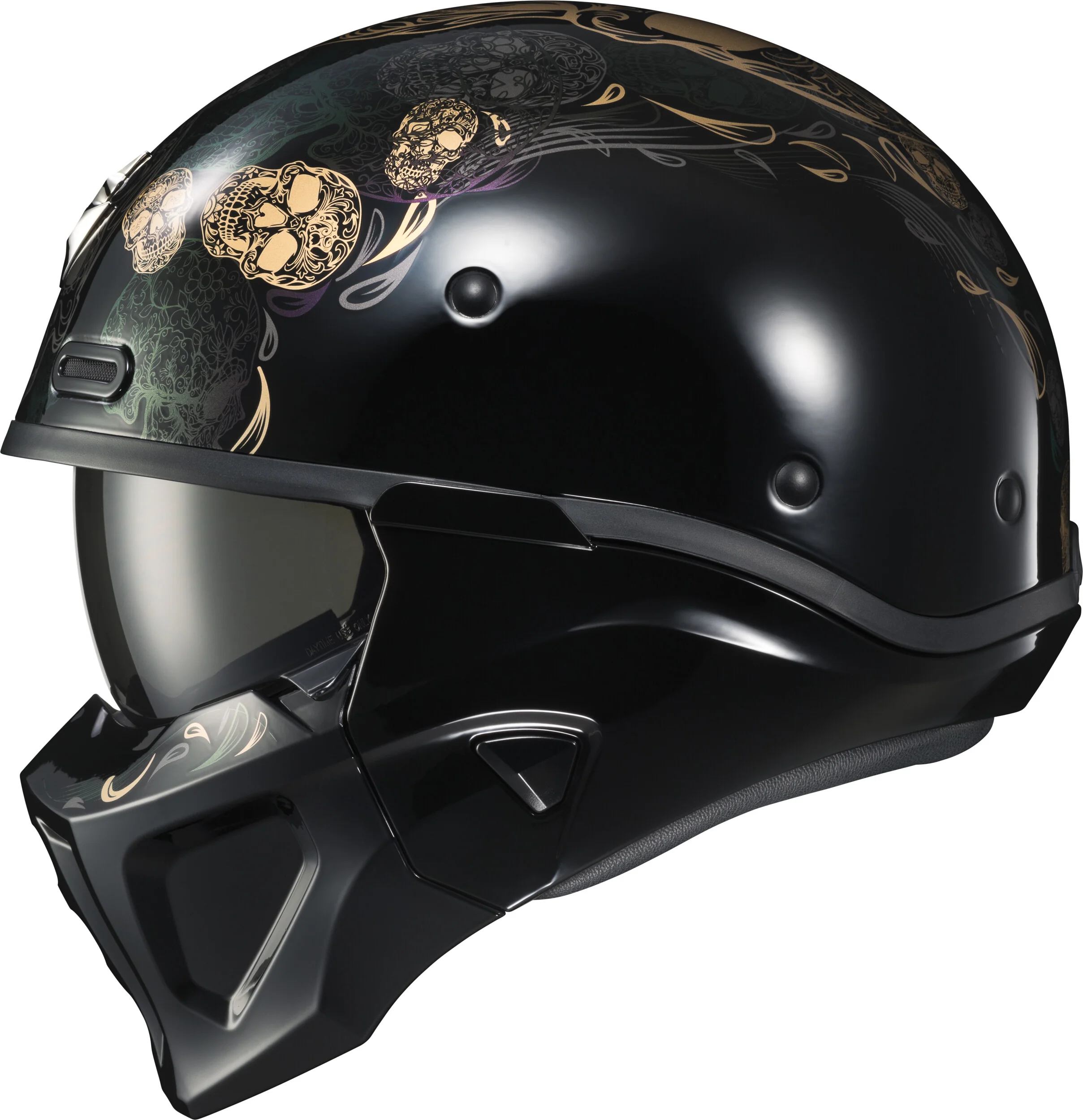 Covert X Open-Face Helmet Kalavera Sm