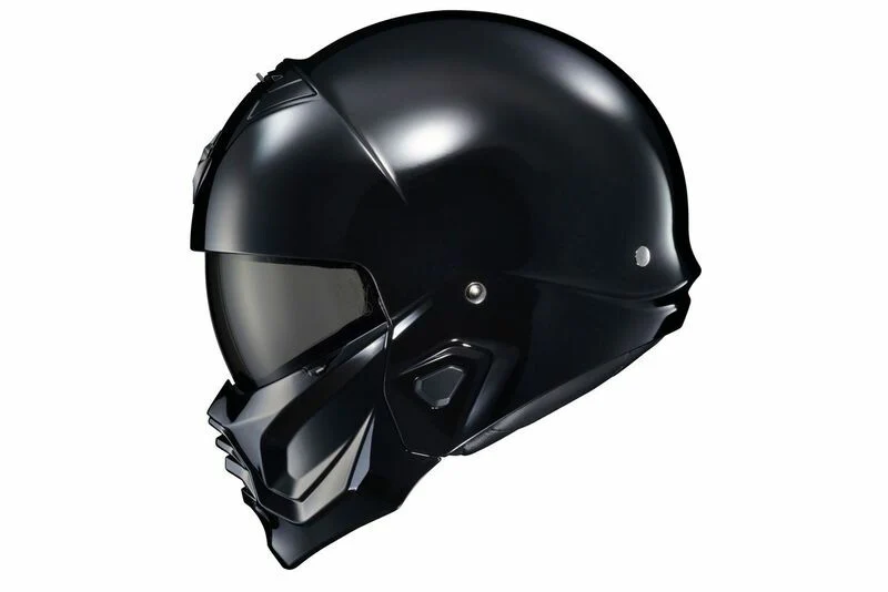 Covert 2 Open-Face Helmet Gloss Black Lg