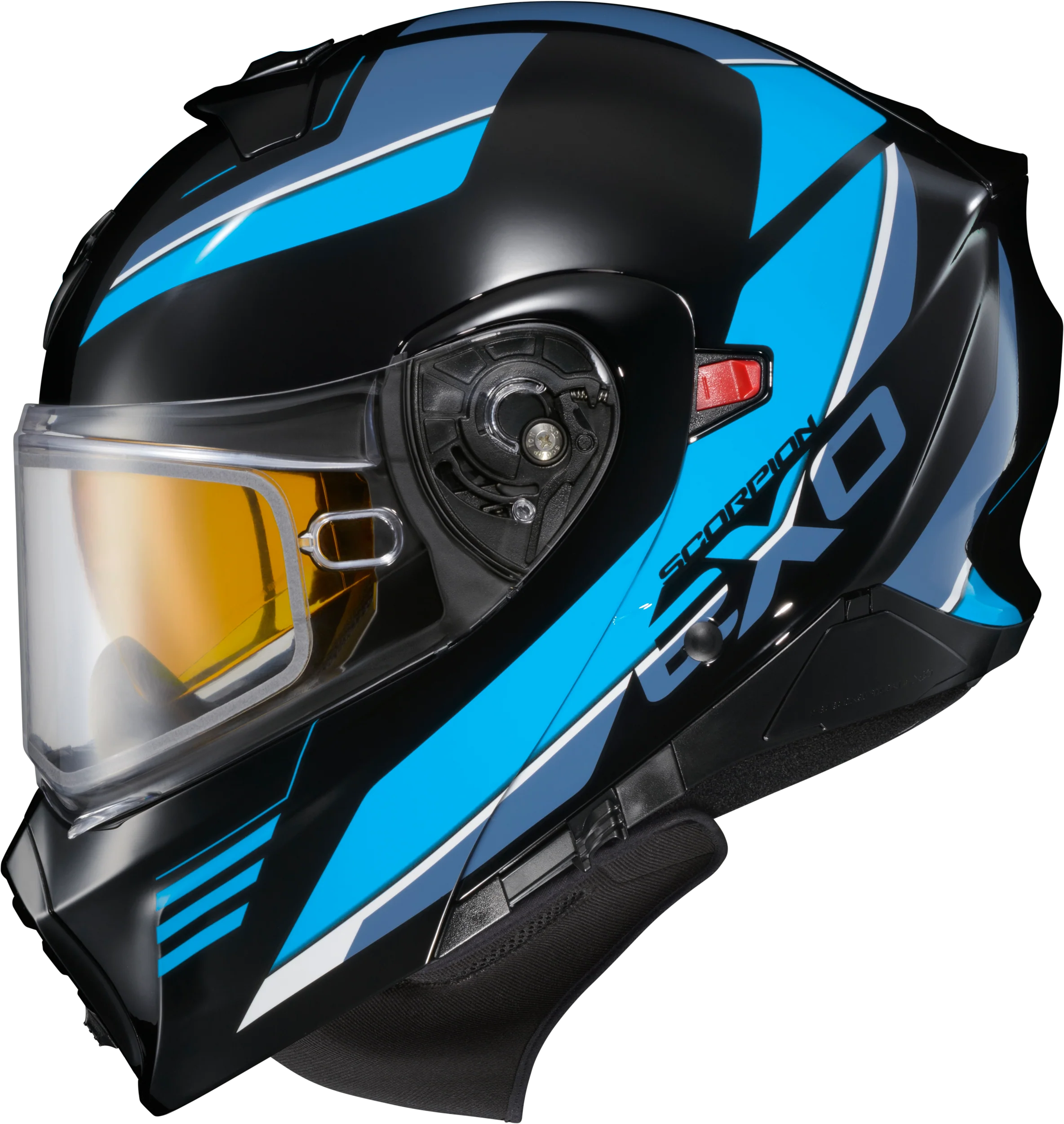 Exo-Gt930 Cold Weather Helmet Modulus Blk/Blu Lg (Dual Pane)