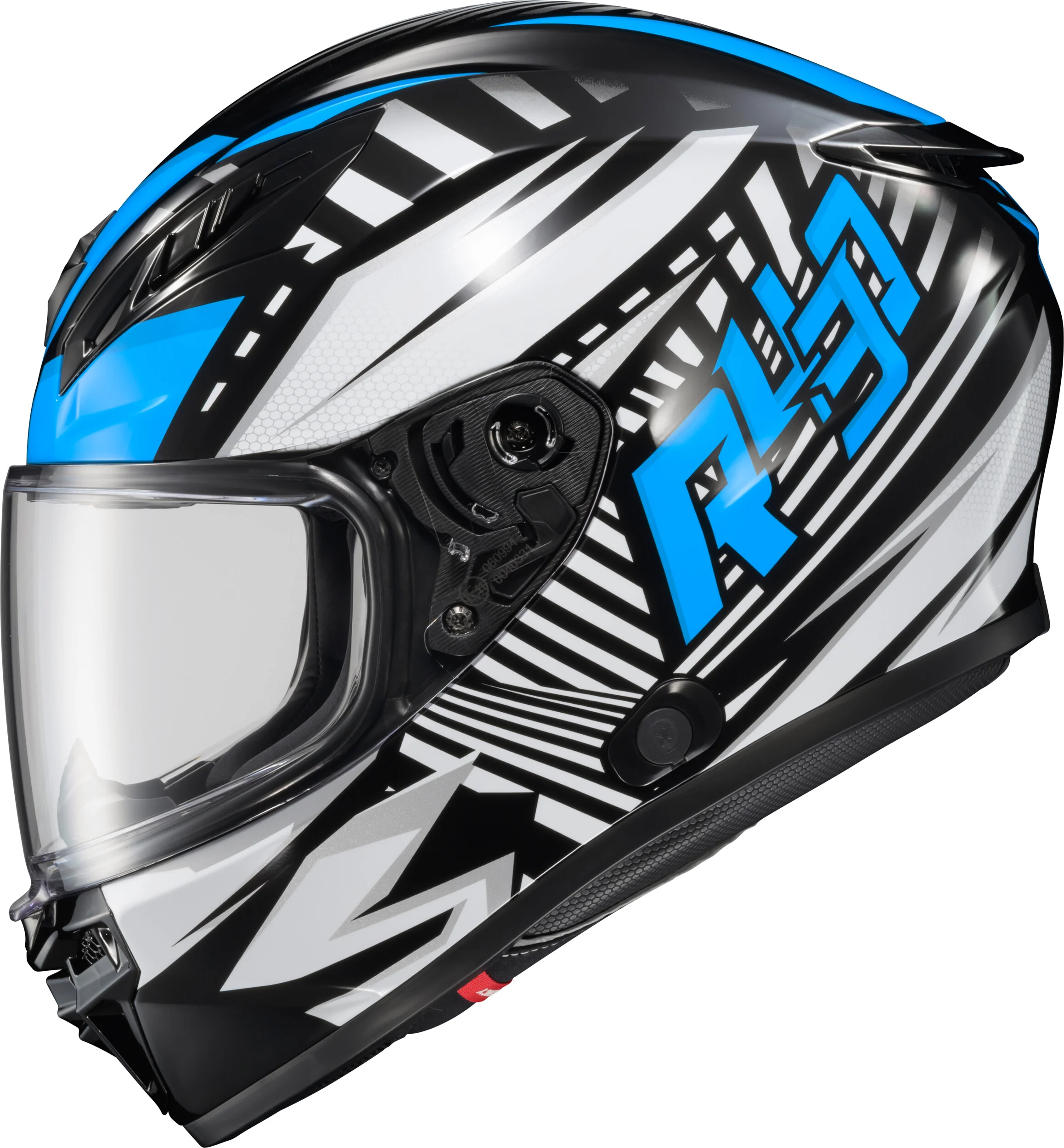 Exo-R430 Full-Face Helmet Head Trip Light Blue Md