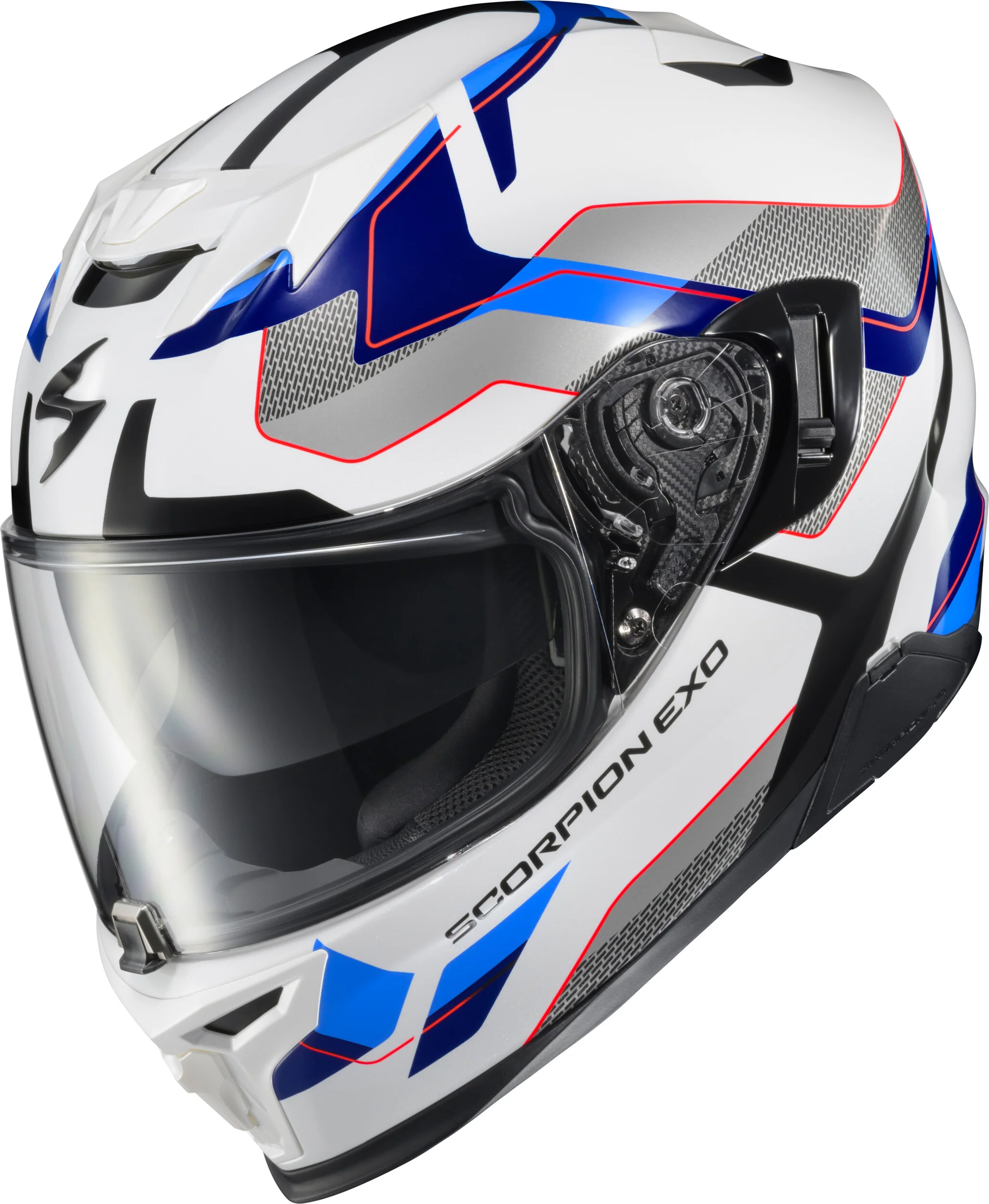 Exo-T520 Full Face Helmet Zuse White/Blue Xl