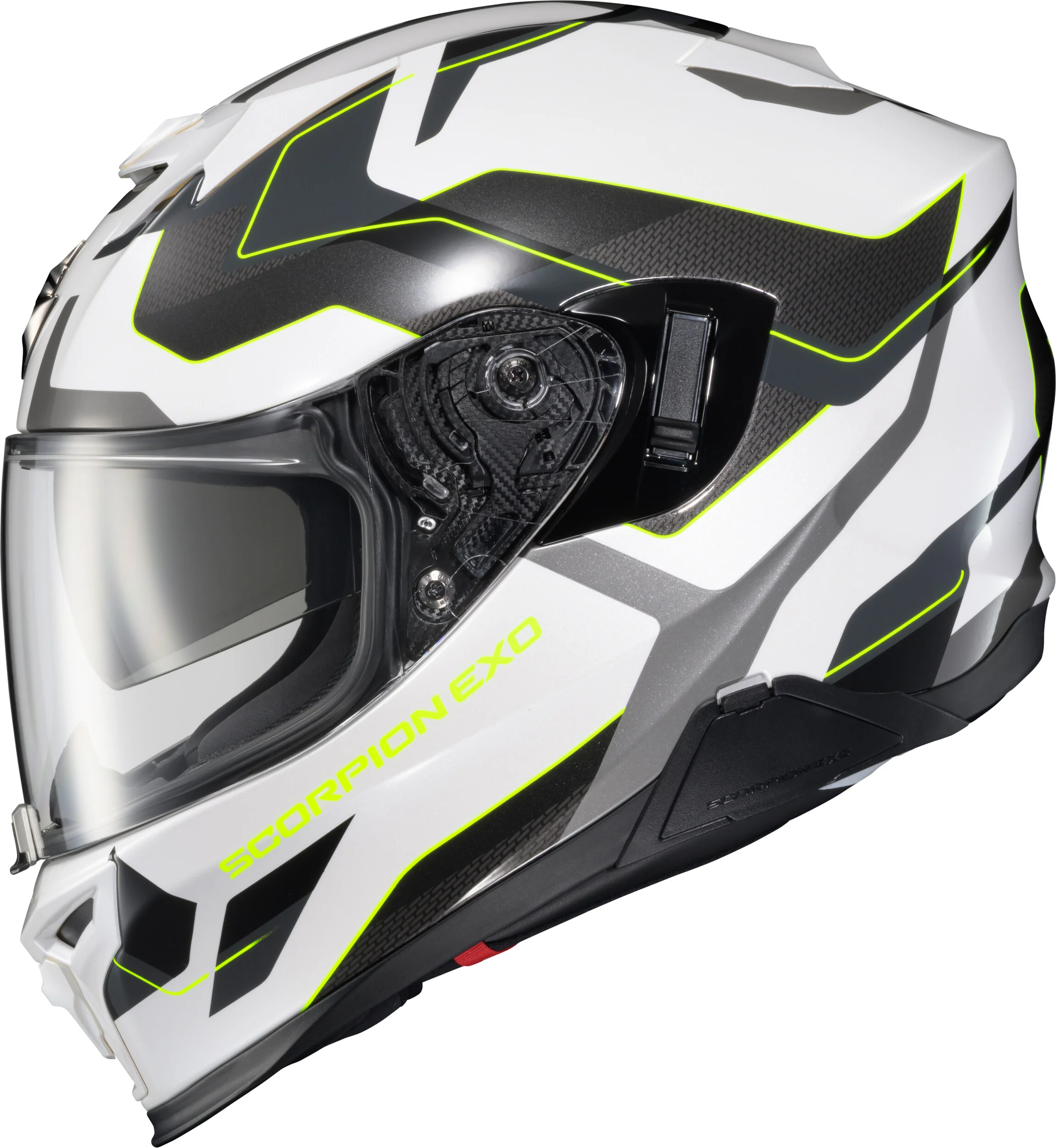 Exo-T520 Full Face Helmet Zuse White/Hi-Viz Sm