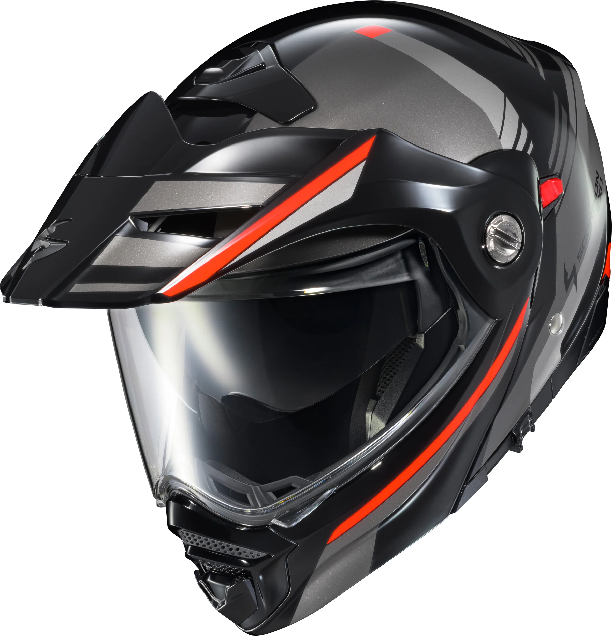 Exo-At960 Modular Helmet Monk Black/Red Sm