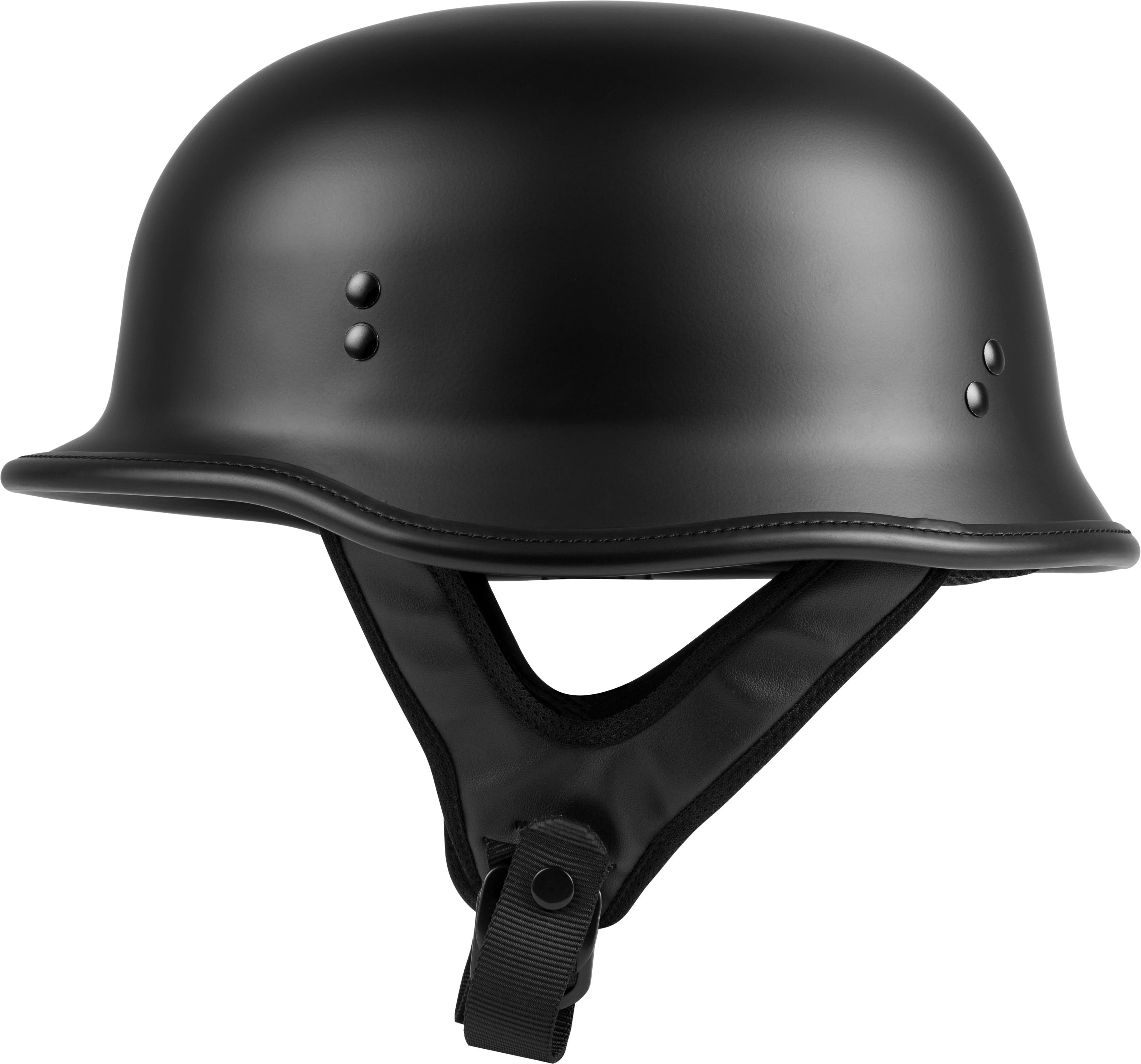 9mm German Beanie Helmet Matte Black 5x
