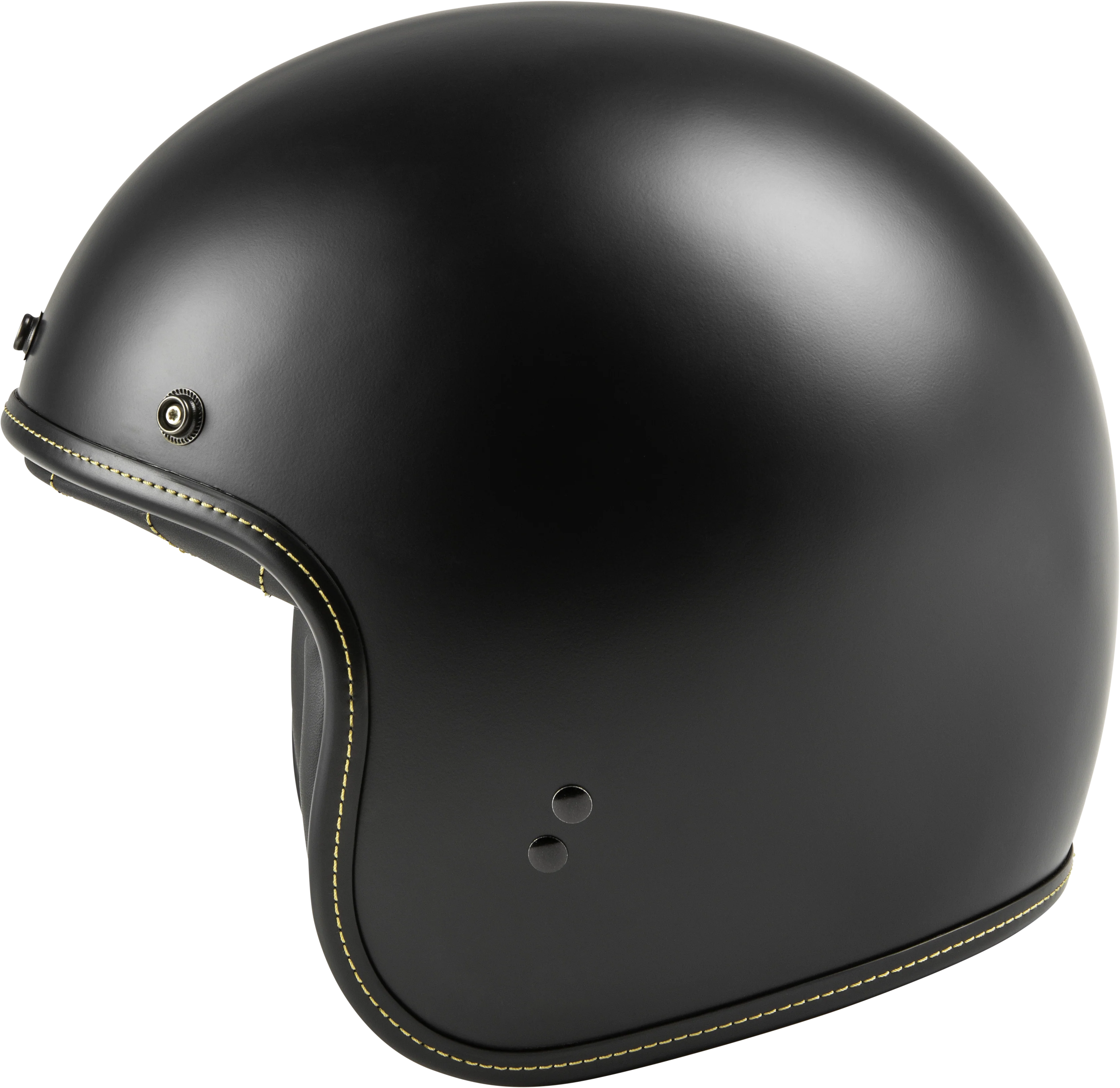 .38 Retro Helmet Matte Black Xs