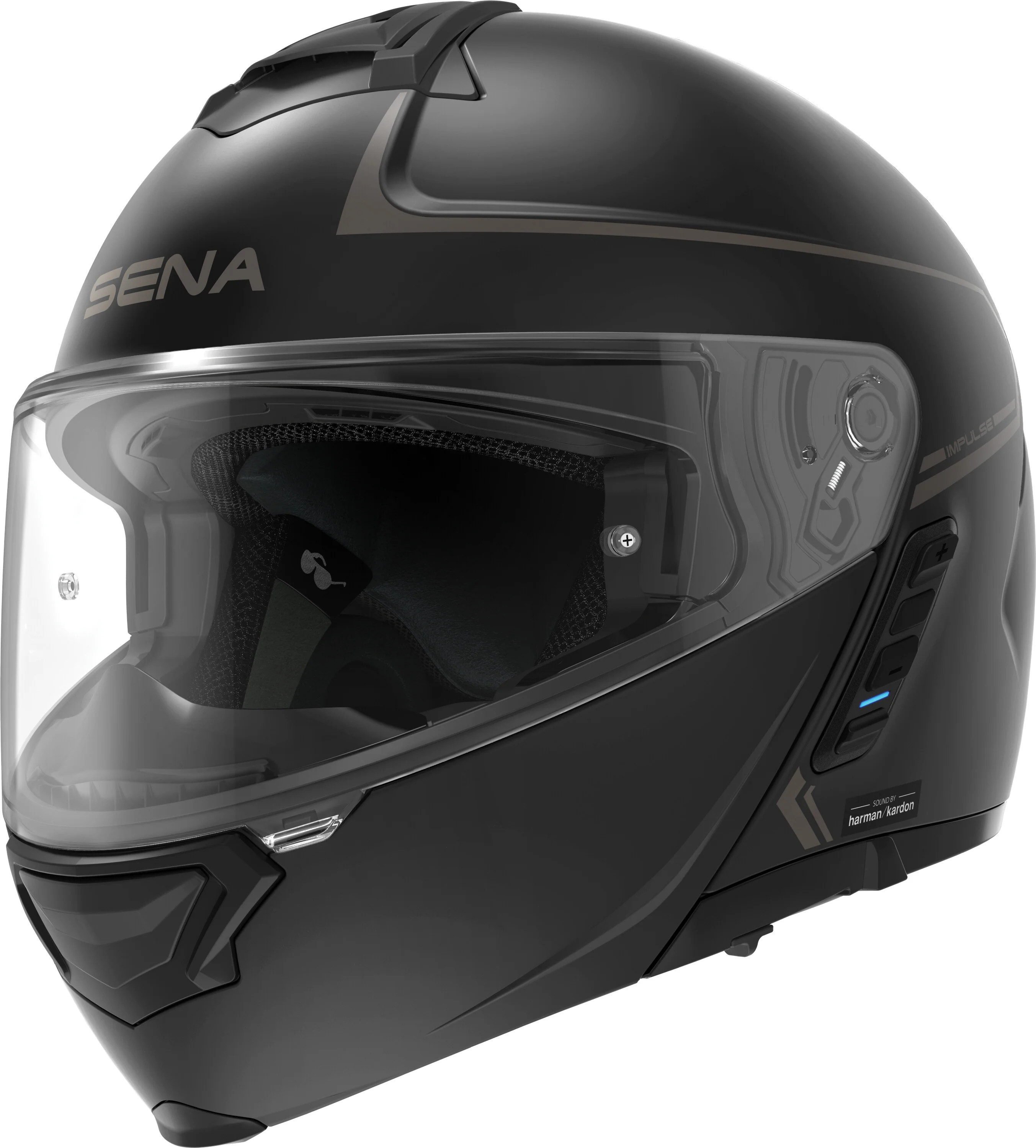 Impulse Flip Up Helmet Matte Black Md
