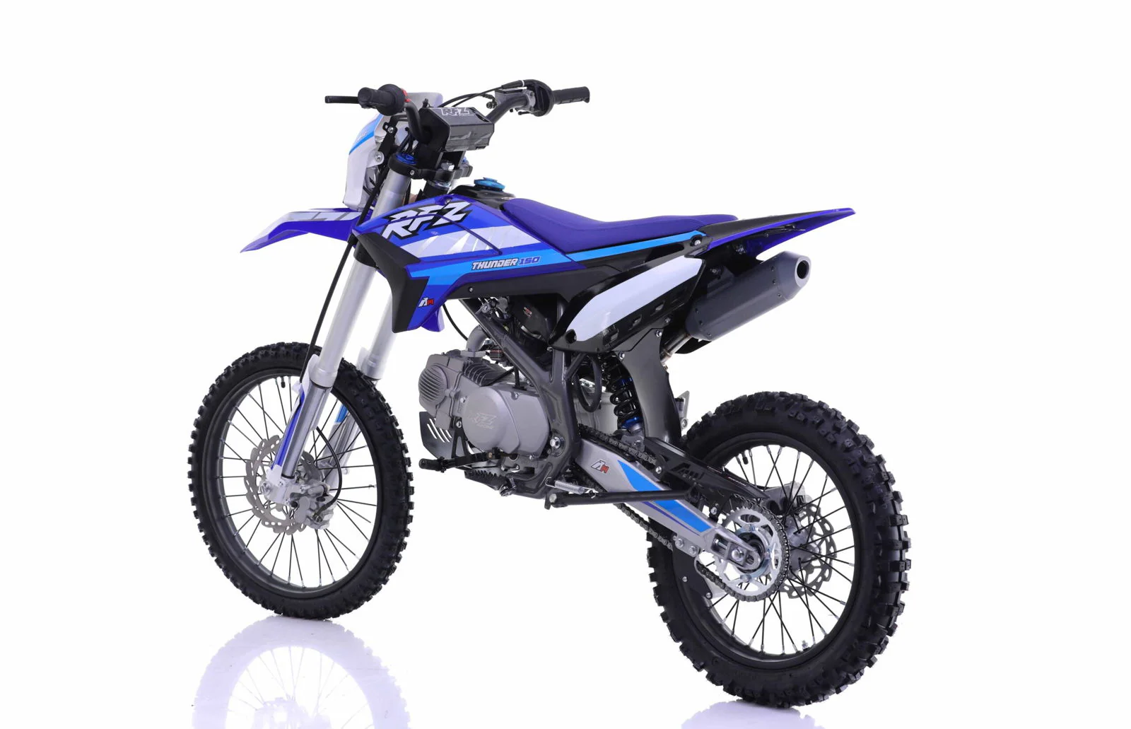 Apollo Thunder RFZ150 DLX 140cc Dirt Bike, 4-Speed Manual, 19/16 inch Wheels, Headlight, Age 16 and up - Image 6