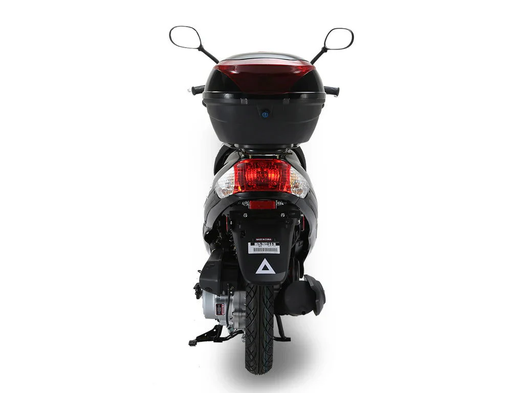 Ascend R-2 50cc Street Scooter, Automatic, Front Disc Brake, LED Headlight, Trunk Included, 50 State Legal - Image 7