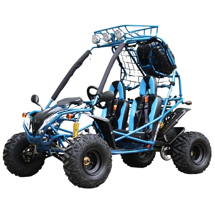 Captain Mid-Size Kids Gas Go Kart, 7.5hp 208cc engine with Electric Start, Automatic with Reverse, Ages 8 and up - Image 2