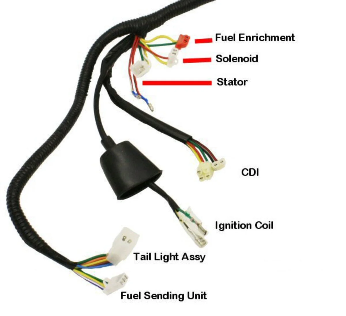 Complete GY6 Scooter Wire Harness - Image 3