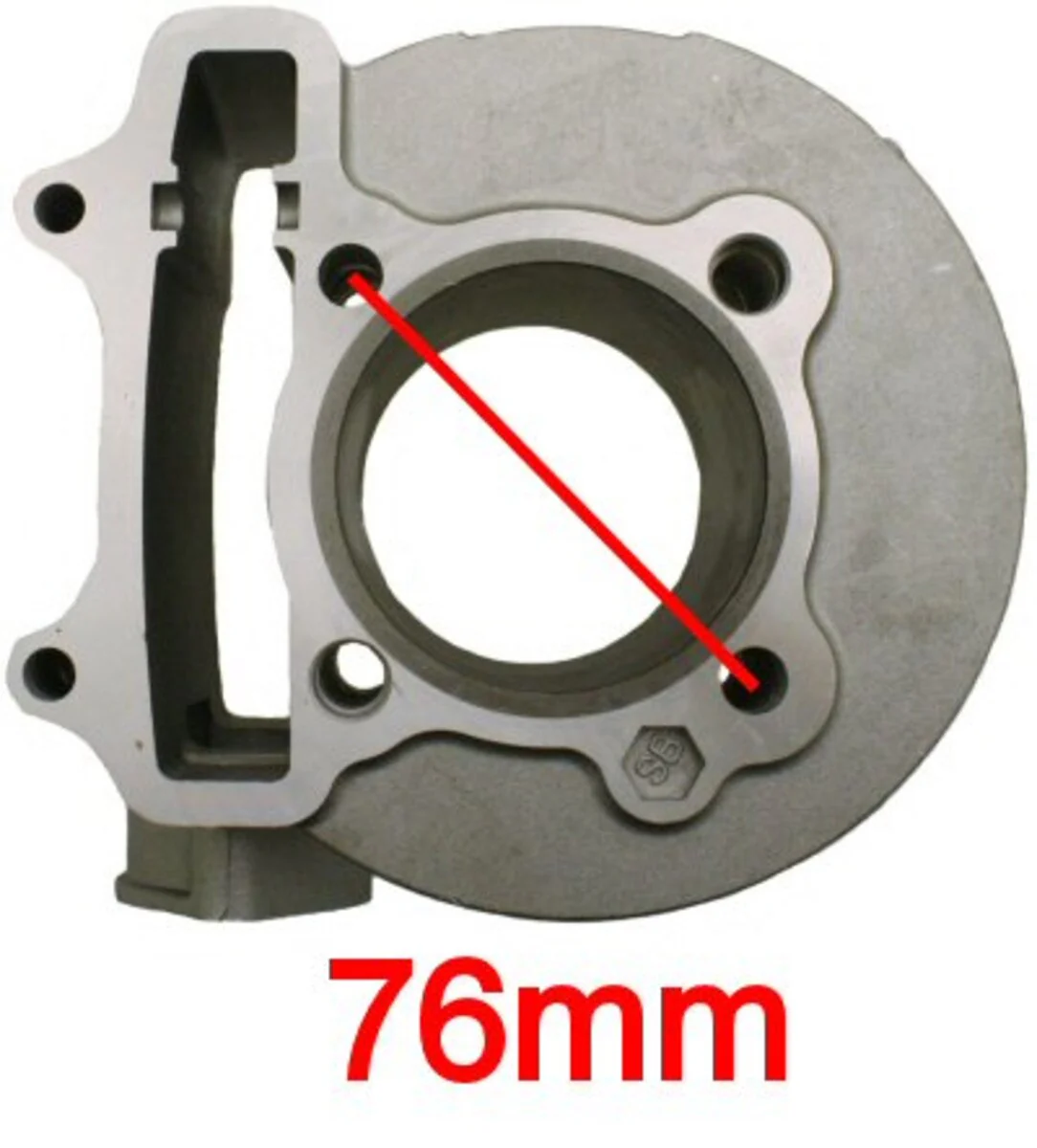GY6 150cc 57.4mm Cylinder Kit - Image 4