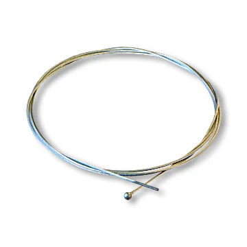 Control Cable, 1x19 Type with Large (6mm) Swaged Ball, 3/32 in. Diameter x 120 in. Length for 9/32 in. Conduit
