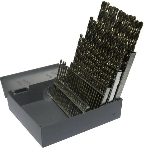 Drill Bit Set for Main Jets, .040'' to .228'' (1-60)