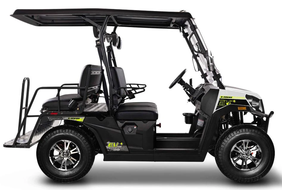 E-Rover DLX Electric Golf Cart, Lithium Battery, Deluxe Alloy Wheels, Digital Dashboard, Windshield Included - Image 8