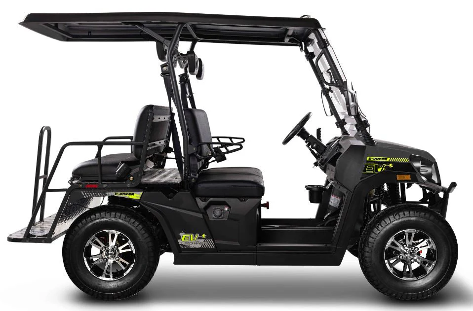 E-Rover Electric Golf Cart, Deluxe Alloy Wheels, Windshield Included - Image 5