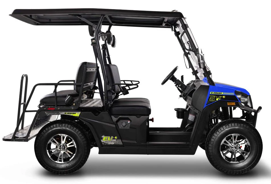 E-Rover Electric Golf Cart, Deluxe Alloy Wheels, Windshield Included - Image 6