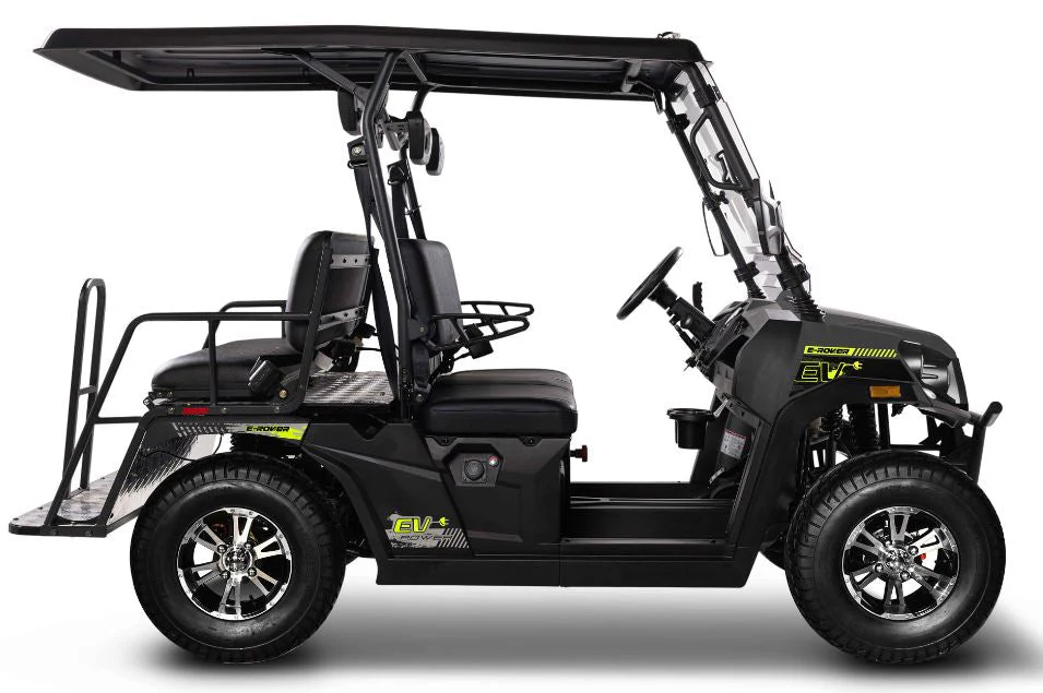 E-Rover Electric Golf Cart, Deluxe Alloy Wheels, Windshield Included - Image 7