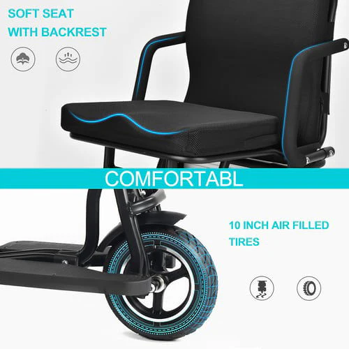 Folding Mobility Electric Trike, 48v 700w Dual Motor Lithium - Image 7