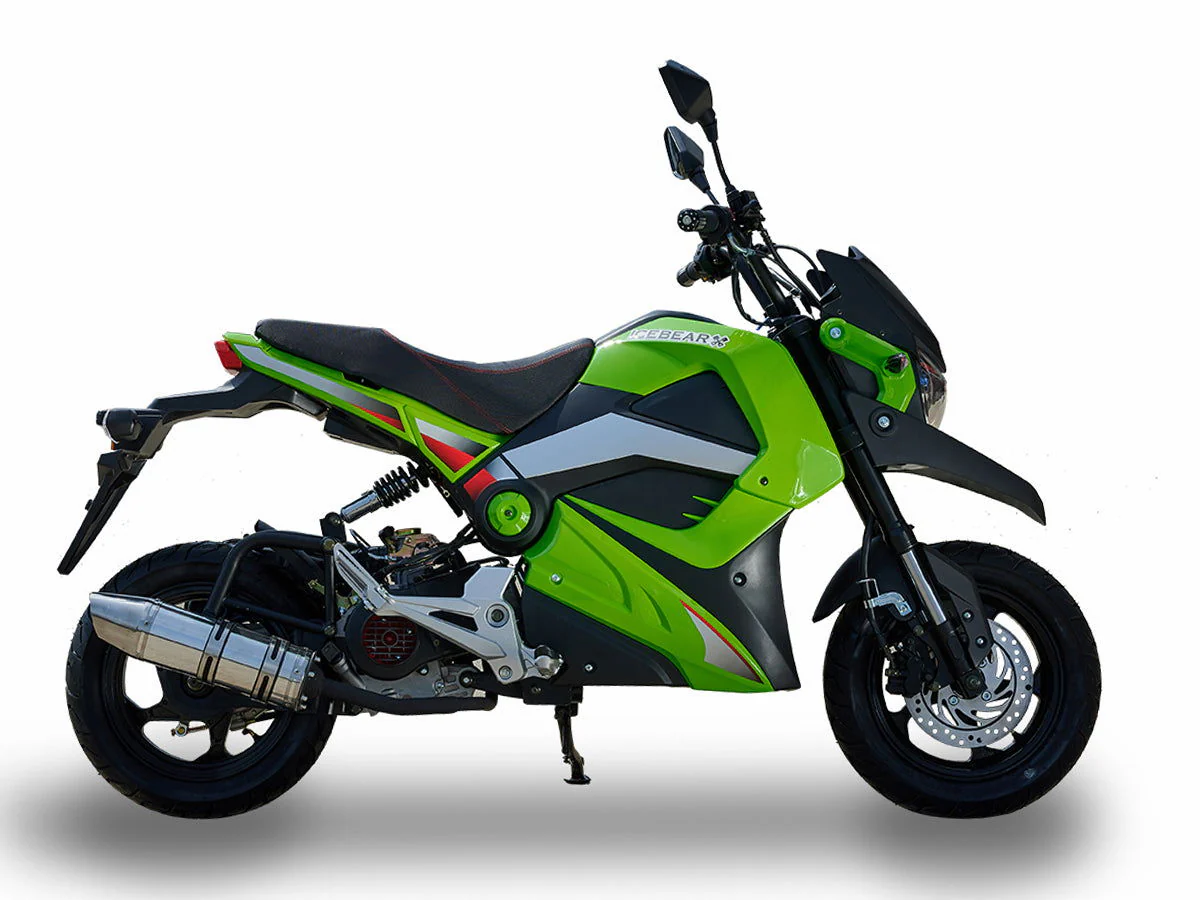 Evader 50cc Motorcycle, Automatic, Front Disc Brake, 12-inch Alloy Wheels - Image 8