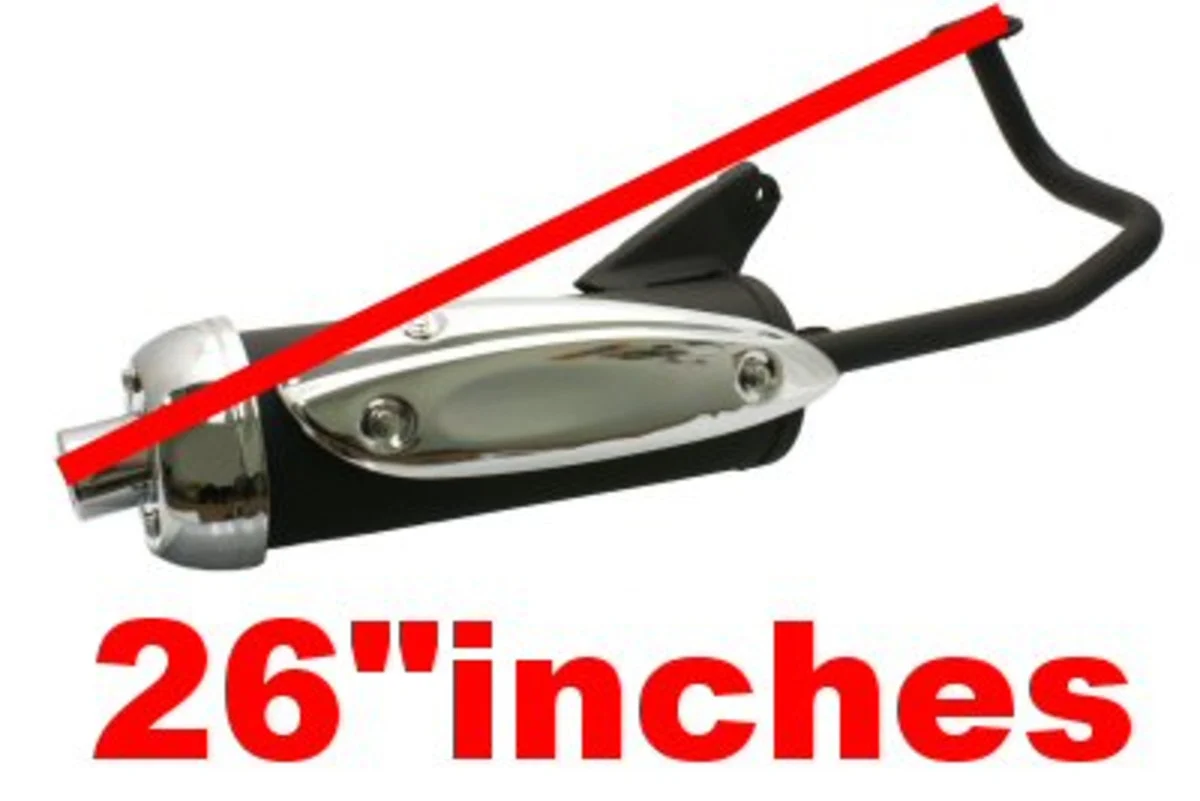 Exhaust Muffler Assembly for 50cc QMB139 4-Stroke Engines - Image 2