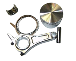 Forged Piston & Long Rod Combo for 2.835'' (72mm) Tillotsons, 3 Ring