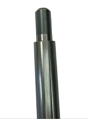 Go Kart Axle, Solid Steel, 36 in. Length, 1 in. Diameter, 1-1/2 in. Stepped Ends, Offset 1/4 in. Keyways
