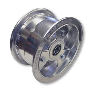 6" Aluminum Tri-Star Wheel, 3" Wide, 3/4" Sealed Ball Bearing