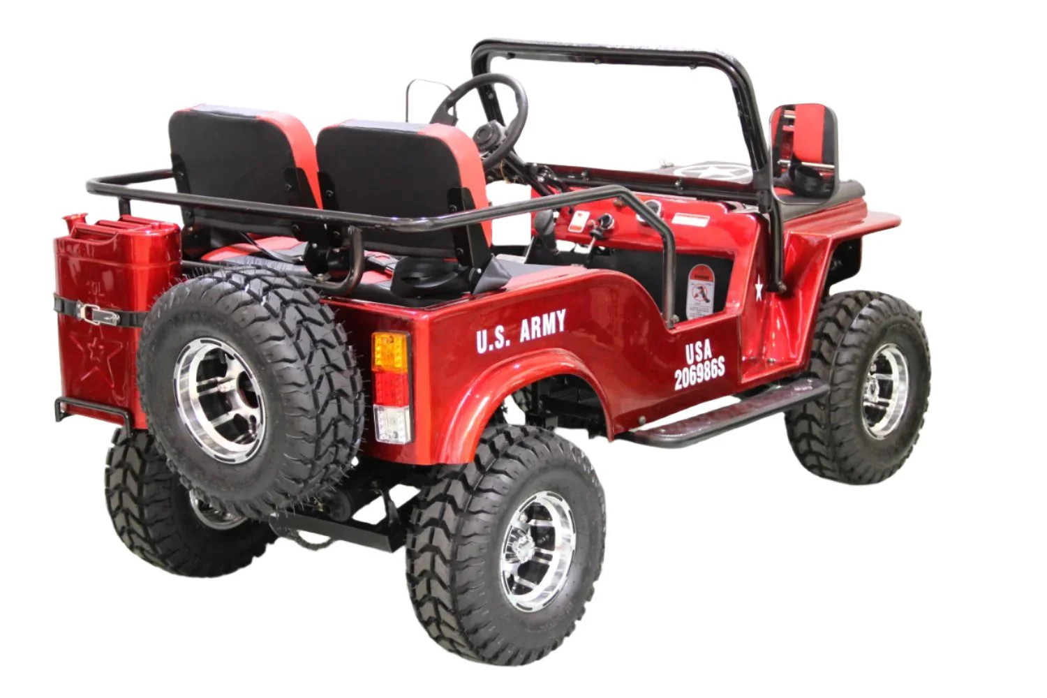 GR-2 Safari Mini Jeep Go Kart, 125cc Electric Start, 3-Speed Semi-Automatic with Reverse, Ages 12 and up - Image 10