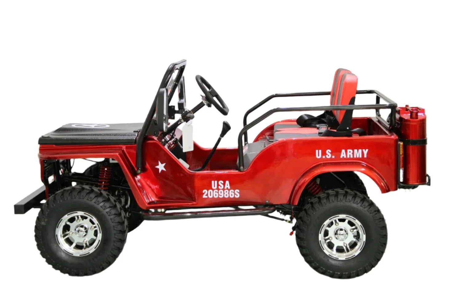 GR-2 Safari Mini Jeep Go Kart, 125cc Electric Start, 3-Speed Semi-Automatic with Reverse, Ages 12 and up - Image 11