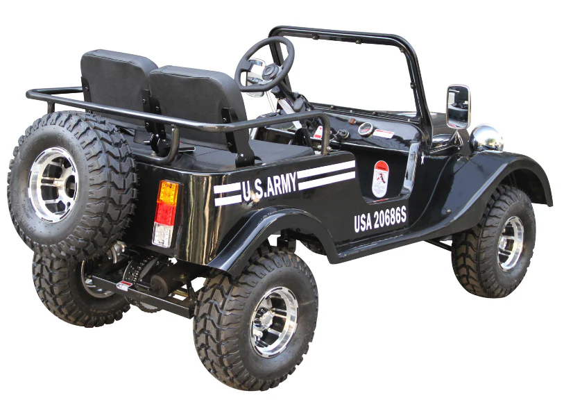 GR-5 Mini Jeep Roadster Go Kart, 125cc Electric Start, 3-Speed Semi-Automatic with Reverse, Ages 12 and up - Image 7