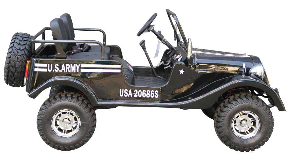 GR-5 Mini Jeep Roadster Go Kart, 125cc Electric Start, 3-Speed Semi-Automatic with Reverse, Ages 12 and up - Image 8