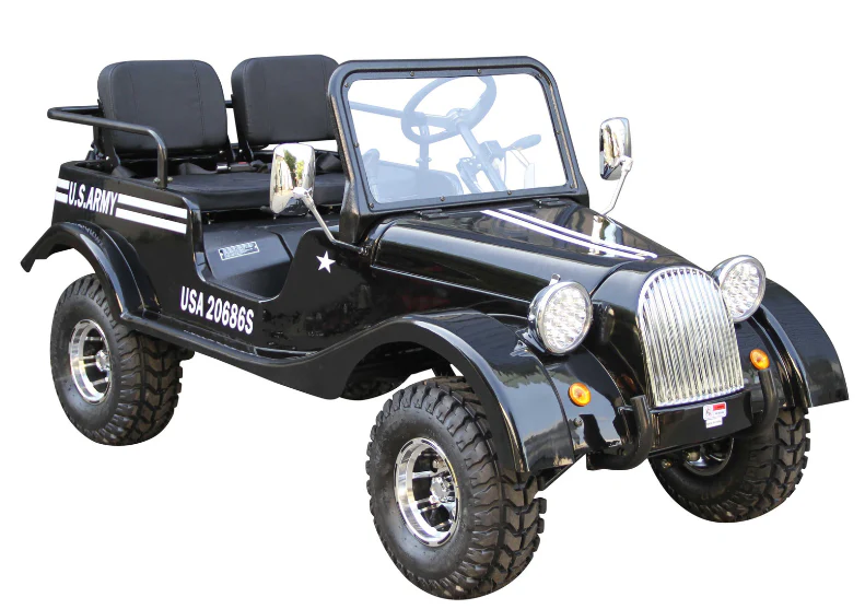 GR-5 Mini Jeep Roadster Go Kart, 125cc Electric Start, 3-Speed Semi-Automatic with Reverse, Ages 12 and up - Image 9