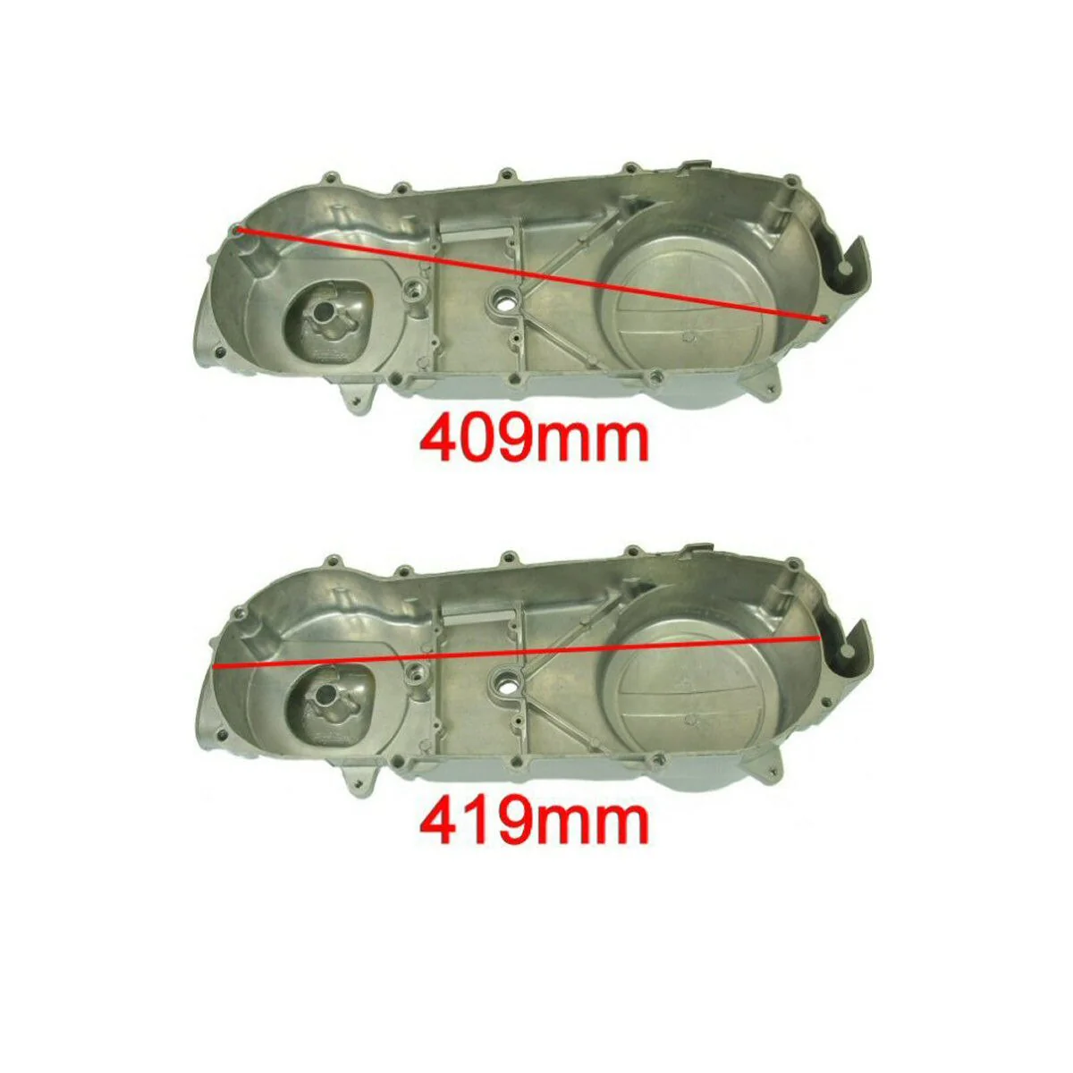 GY6 Left CVT Cover - Longcase - Image 4