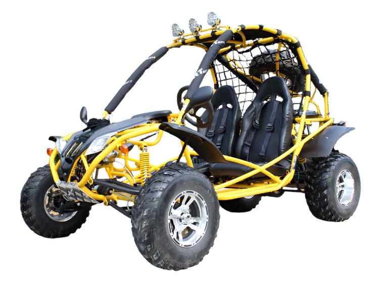 Jaguar 200 DLX Buggy Go Kart, Electric Start, Automatic with Reverse, 10-inch Alloy Wheels, Ages 16 and up - Image 3