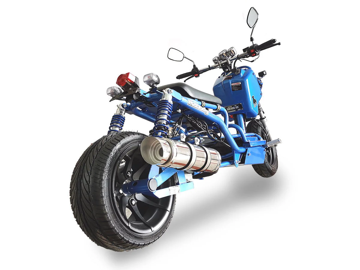 Maddog Gen I 150cc Street Scooter, Automatic, Front Disc Brake, 12 inch Aluminum Wheels - Image 8