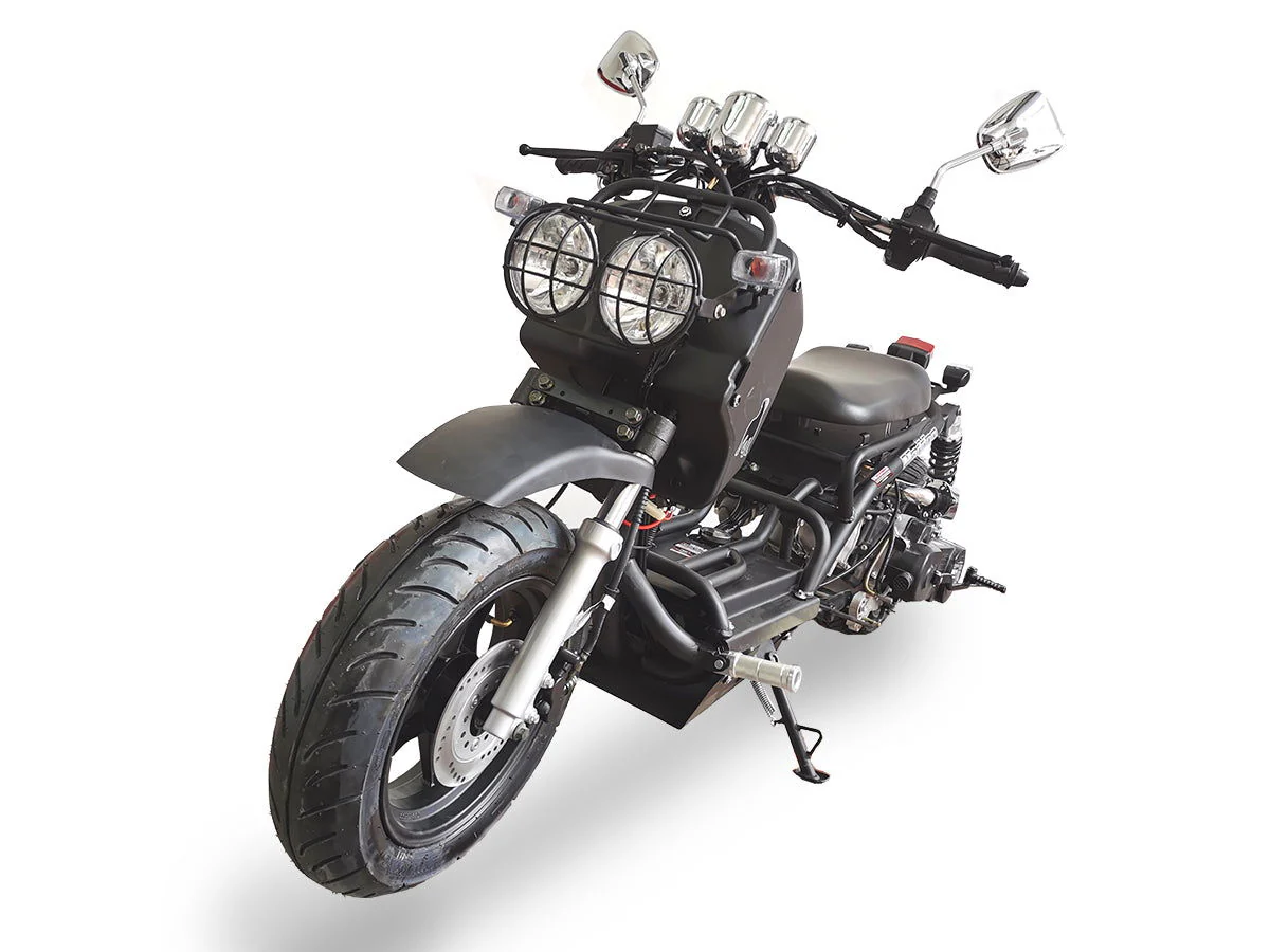 Maddog Gen I 50cc Street Scooter, Automatic, Front Disc Brake, 12 inch Aluminum Wheels, 50 State Legal - Image 3