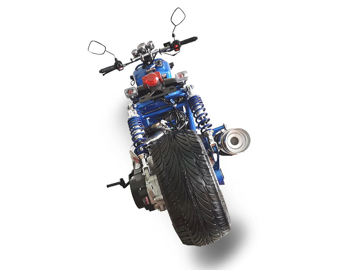 Maddog Gen I 50cc Street Scooter, Automatic, Front Disc Brake, 12 inch Aluminum Wheels, 50 State Legal - Image 9