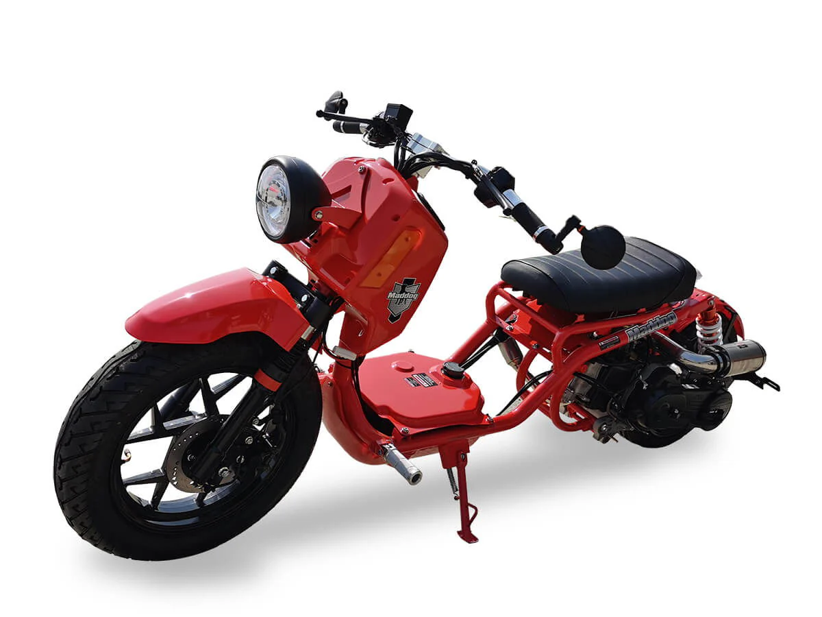 Maddog Gen V 50cc Street Scooter, Automatic, Front Disc Brake, 14 inch Aluminum Wheels, Digital Speedometer, LED Lights - Image 4