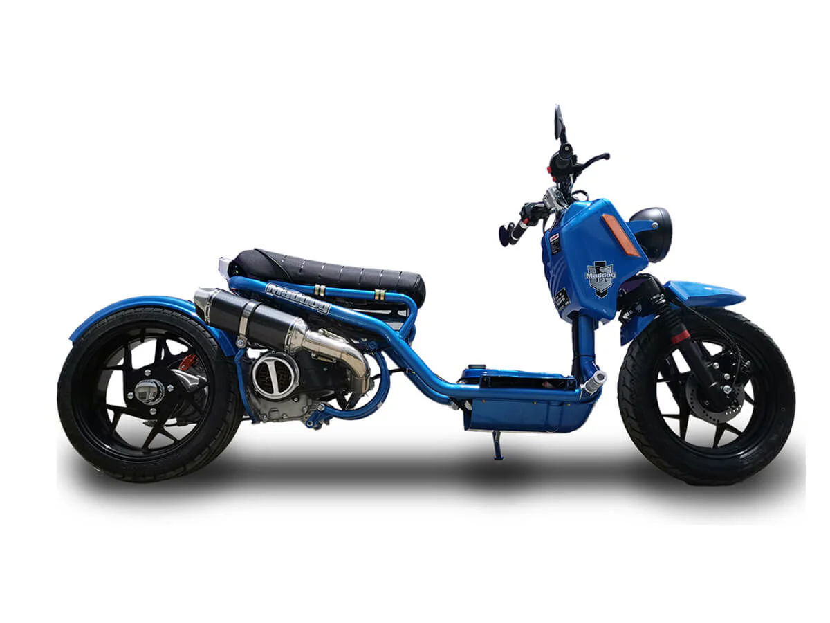 Maddog Gen V 50cc Street Scooter, Automatic, Front Disc Brake, 14 inch Aluminum Wheels, Digital Speedometer, LED Lights - Image 7