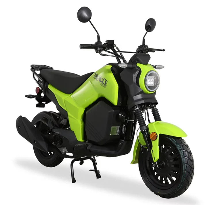 Menace 50cc Motorcycle, 5-speed Manual, Front Disc Brake, 12/10 inch Aluminum Wheels, 50 State Legal