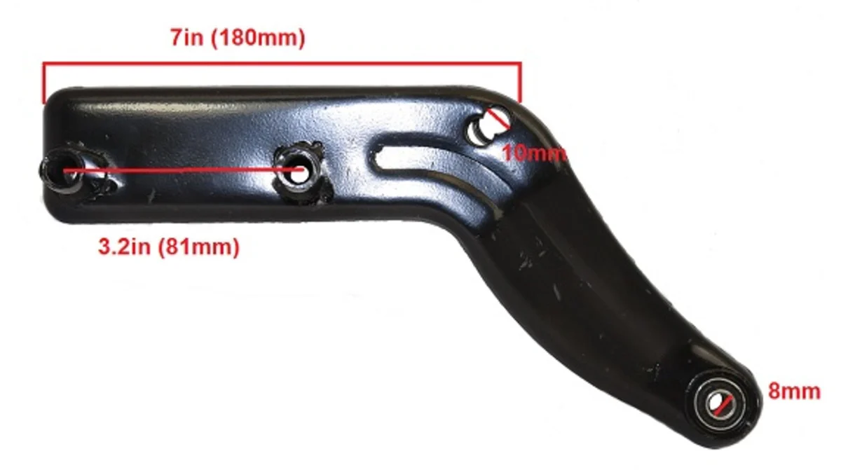 Muffler Bracket for 50cc QMB139 Sport Scooters - Image 2