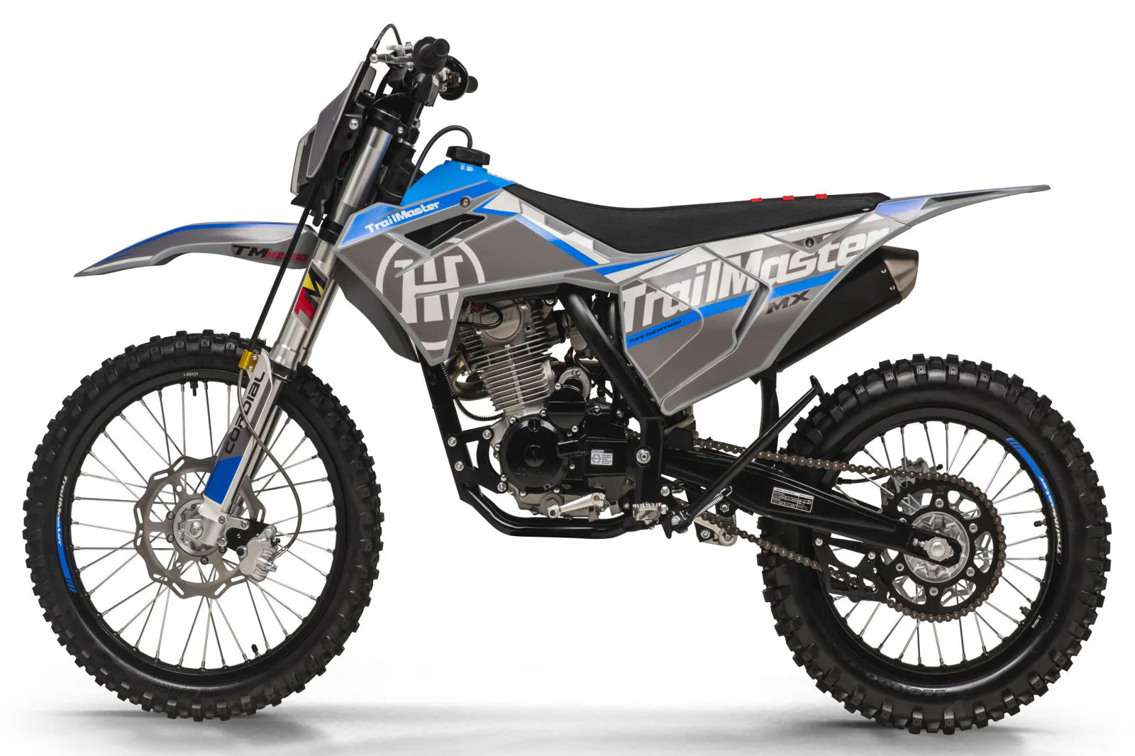 TrailMaster MX250 Dirt Bike, 5-Speed Manual, Electric Start, Dual Disc Brakes, (21/18) Wheels - Image 11
